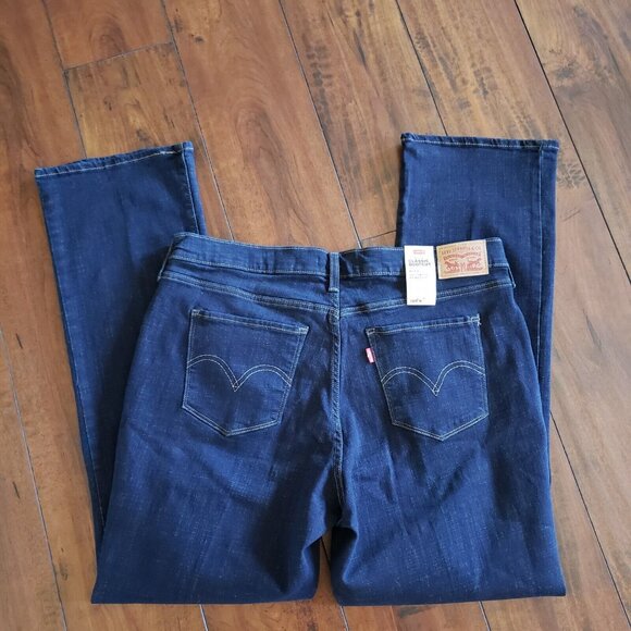 Levi's 415 Classic Boot Cut Sculpt Hypersoft Women Stretch Denim Jeans Size 16W - Picture 9 of 16